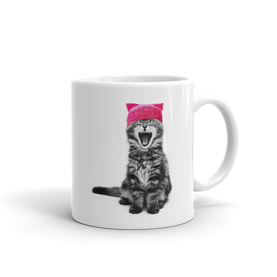 Cat in a Pink Hat 11oz Mug