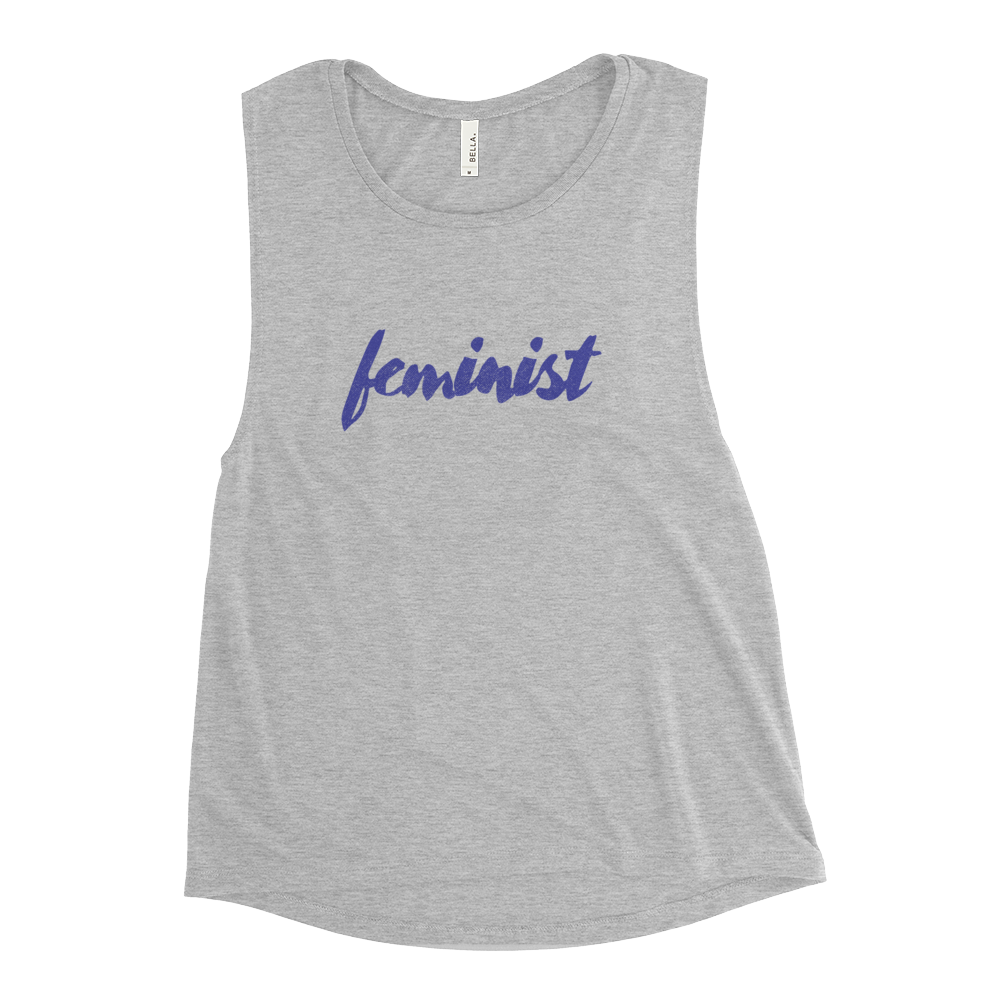 Feminist Ladies’ Muscle Tank (Purple)