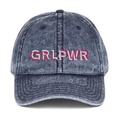 GRL PWR (Girl Power) Vintage Cotton Twill Cap